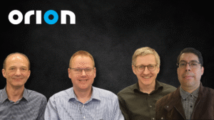 A photo of the four authors of Orion S.A.'s "Carbon Black" article: Werner Niedermeier, Ricardo Chavez, Hauke Westenberg and Arndt-Peter Schinkel.